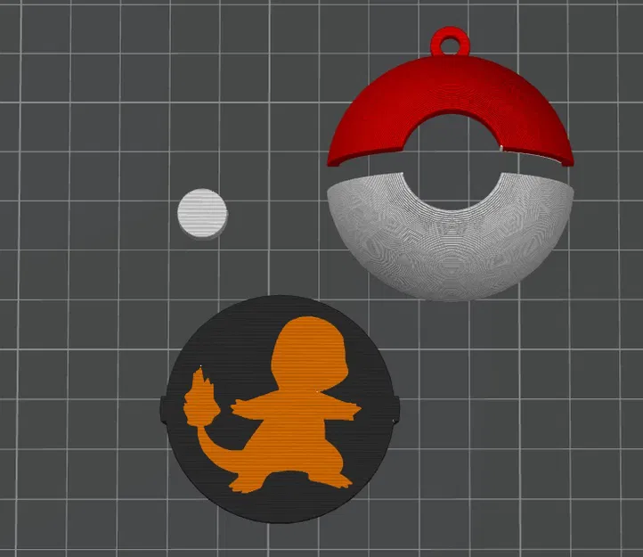 Móc Khóa Pokeball Phiên Bản Charmander - Image 1