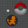 Móc Khóa Pokeball Phiên Bản Charmander - Thumbnail 1