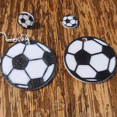 Bông Tai Đá Banh Kiểu Đinh Tán và Vòng