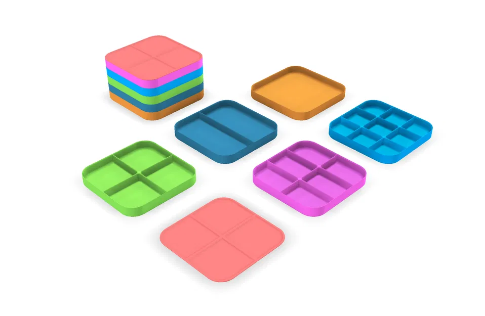 Khay Xếp Chồng Để Phân Loại Đồ Đạc - Image 1