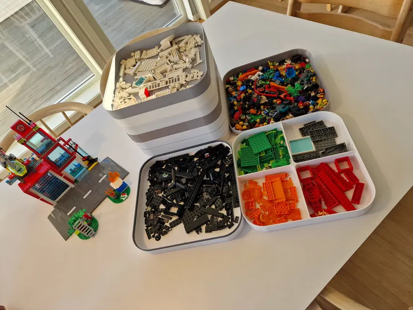 Khay Xếp Chồng Để Phân Loại Đồ Đạc - Image 2