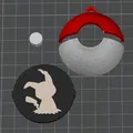 Móc Khóa Pokeball Phiên Bản Mimikyu - Thumbnail 1