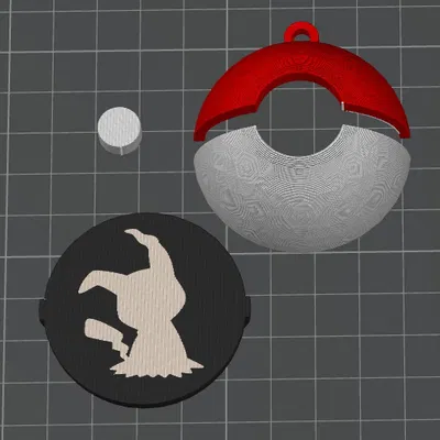 Móc Khóa Pokeball Phiên Bản Mimikyu