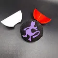 Móc Khóa Pokeball Phiên Bản Mewtwo - Thumbnail 1