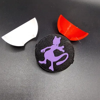 Móc Khóa Pokeball Phiên Bản Mewtwo