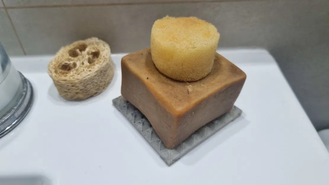 Hộp Đựng Xà Phòng Phòng Tắm Vuông - Image 2