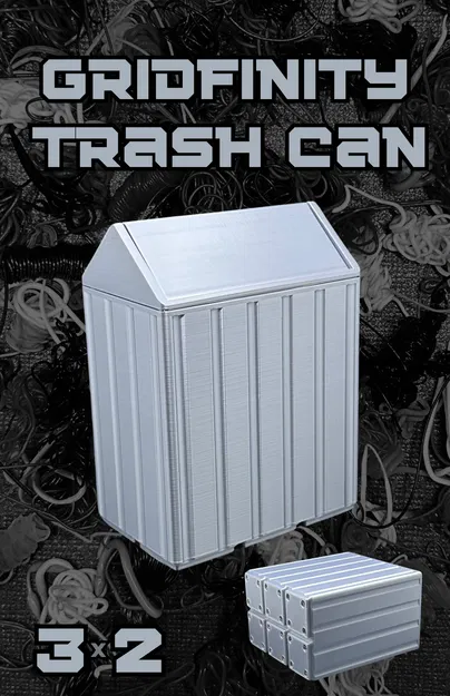 Thùng rác Gridfinity có thể 2x3 - Image 1