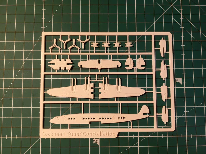 Bộ Kit Card Lockheed Super Constellation - Image 2