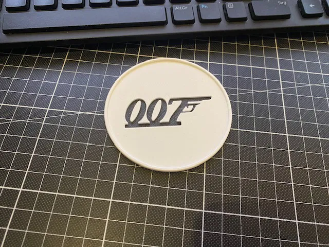 Đế Lót Ly Hình Logo James Bond 007 - Image 2