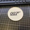 Đế Lót Ly Hình Logo James Bond 007 - Thumbnail 2
