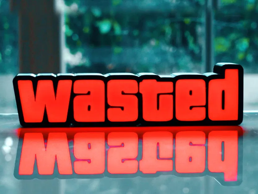 ĐÈN GTA WASTED - Điều Khiển Bằng Remote & App - Image 1