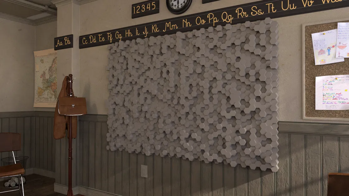 Tấm Ốp Tường Lục Giác Ngẫu Nhiên - Image 1