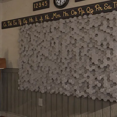 Tấm Ốp Tường Lục Giác Ngẫu Nhiên