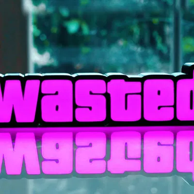 ĐÈN GTA WASTED - Điều Khiển Bằng Remote & App