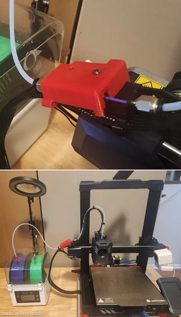 Kẹp Cảm Biến Hộp Sấy Anycubic v4 PC4 M10 Reverse Bowden cho Kobra 2 Max / Kobra 2 Pro / Kobra 2 / Kobra 2 Plus / Kobra 2 Neo - Image 5