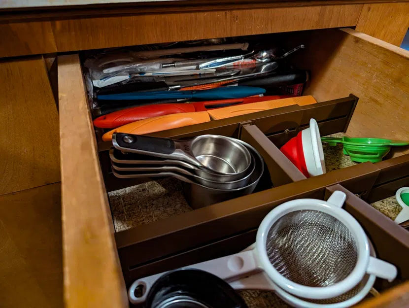 Vách Ngăn Ngăn Kéo Có Thể Mở Rộng / Bộ Sắp Xếp Điều Chỉnh Được - Image 2