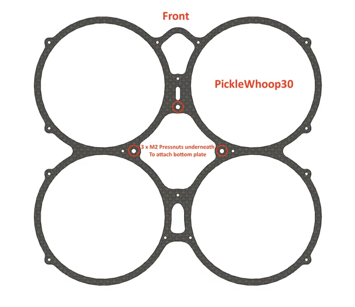 The PickleWhoop (20, 25 & 30) : Khung cinematic whoop - Image 9