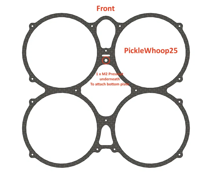 The PickleWhoop (20, 25 & 30) : Khung cinematic whoop - Image 10