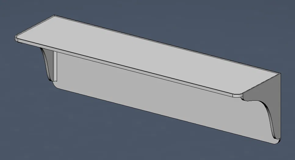 Kệ Treo Tường Nhà Tắm 80 x 300mm - Image 1