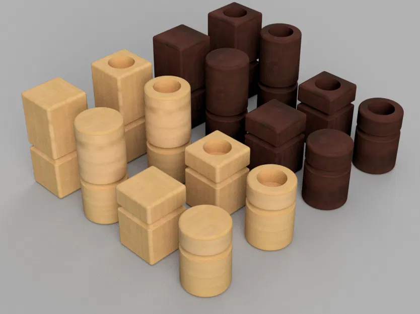 Bộ quân cờ và bàn chơi Quarto - Image 3