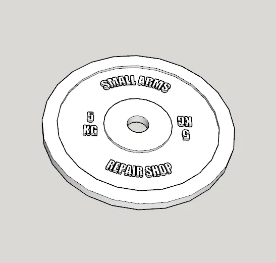 Đĩa Chặn Tạ 5KG 1:10 - Image 1