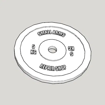 Đĩa Chặn Tạ 5KG 1:10