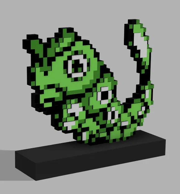 Sâu Bướm Dễ Thương Phong Cách 8bit Retro Không Phải Caterpie - Image 1