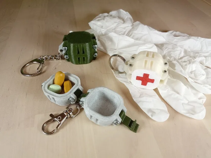 Móc khóa hộp nhỏ nhắn, cứng cáp - Image 2