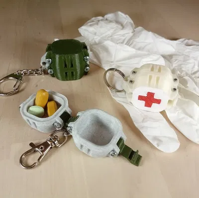 Móc khóa hộp nhỏ nhắn, cứng cáp