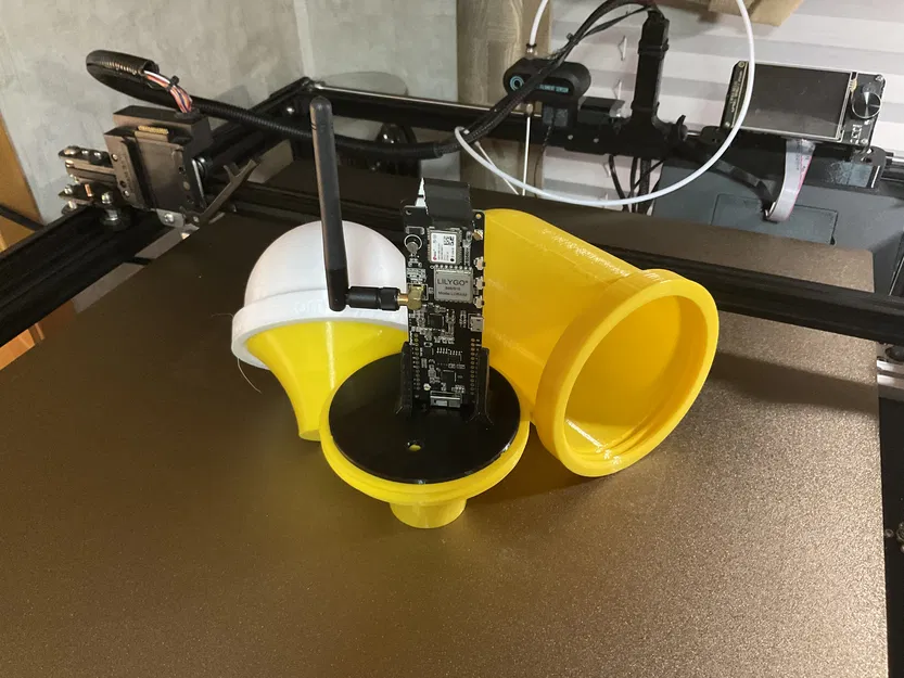 Vỏ Radome 100mm cho Meshtastic/TBeam/RAK WisBock/SDR/Raspberry Pi có Gắn Cột Vẽ - Image 2