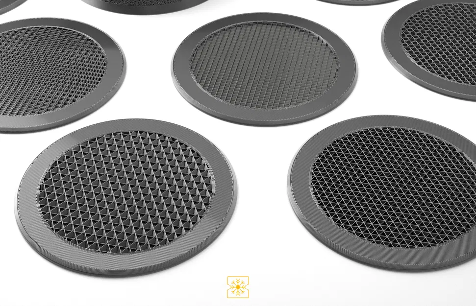 Freezing Pixels - Đế Lót Ly Họa Tiết Lưới - Bộ 12 Cái - Image 5