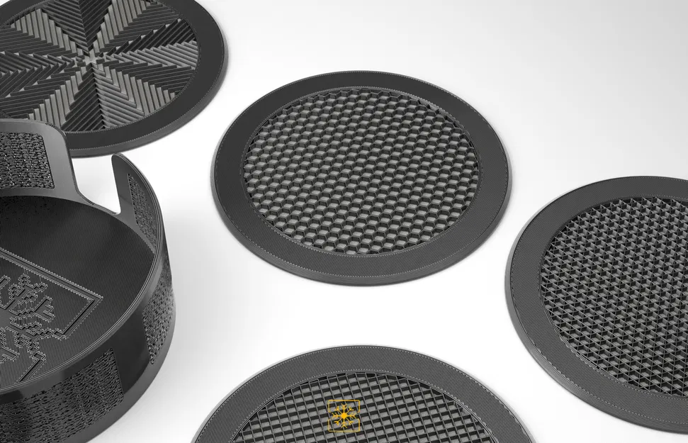 Freezing Pixels - Đế Lót Ly Họa Tiết Lưới - Bộ 12 Cái - Image 9