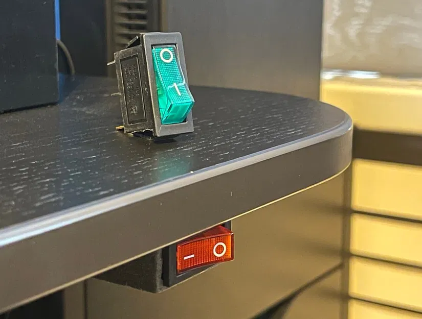 Hộp gắn công tắc KCD3 dưới bàn (phiên bản đơn và đôi) - Image 1