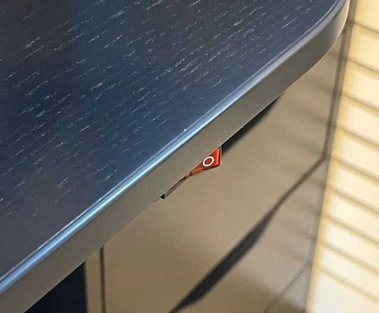 Hộp gắn công tắc KCD3 dưới bàn (phiên bản đơn và đôi) - Image 2