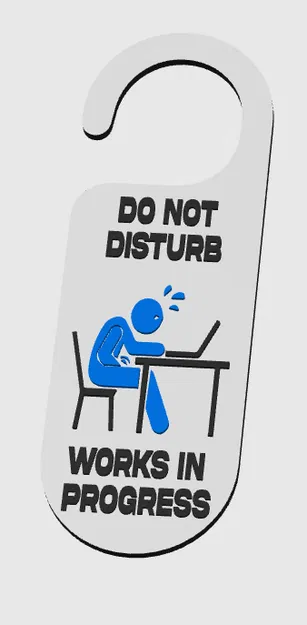 Chữ 'Do not disturb sex 16' trang trí - Image 1