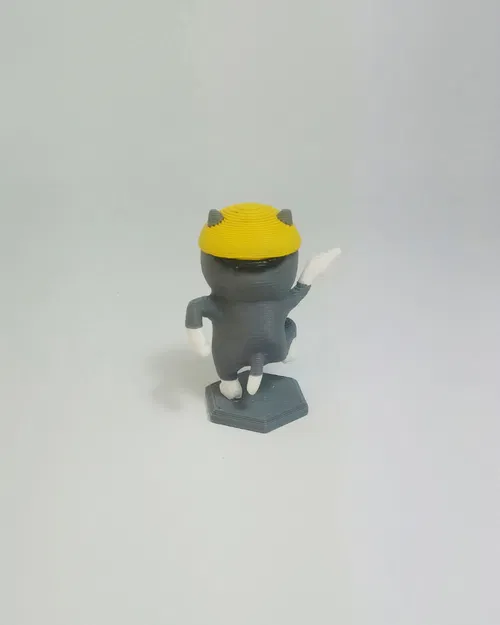 Genbaneko - Mèo Làm Việc Tại Công Trường Cho In Đa Vật Liệu - Image 3