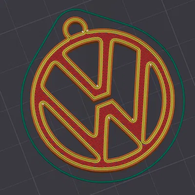 Móc Khóa Logo VolksWagen