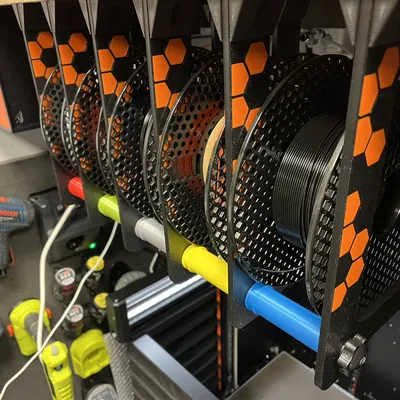 Giá đỡ cuộn sợi nhựa gắn dưới bàn/kệ (mô-đun)