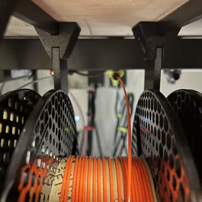 Giá đỡ cuộn sợi nhựa gắn dưới bàn/kệ (mô-đun)