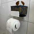 Giá đỡ giấy vệ sinh kèm khay đựng điện thoại và khăn ướt - Thumbnail 1