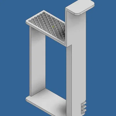 Giá đỡ bộ sưởi máy in Resin Saturn 3 Ultra cho 2 bên trên