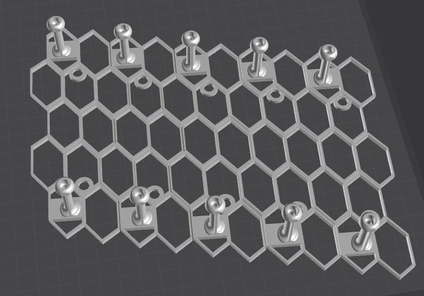 Kệ Đựng Nón Hình Tổ Ong Xinh Xinh - Image 1