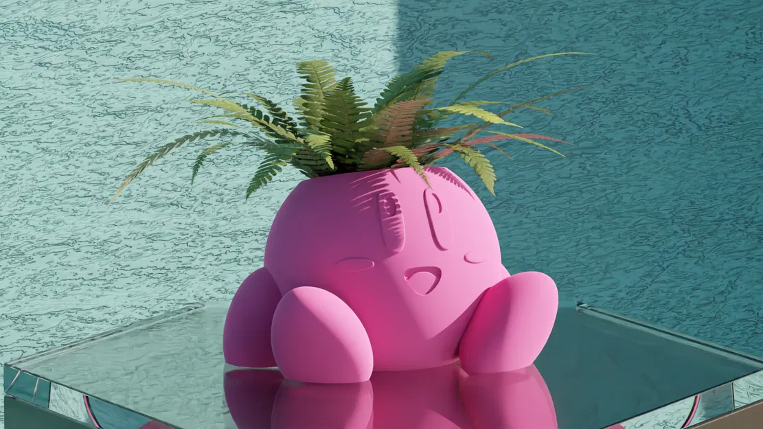 Kirby - Chỗ cắm bút/Chậu cây - Image 1