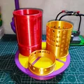 Hộp Bút Lịch Vạn Niên Xoay Phiên Bản Tết Trung Quốc & Tiếng Anh - Thumbnail 6