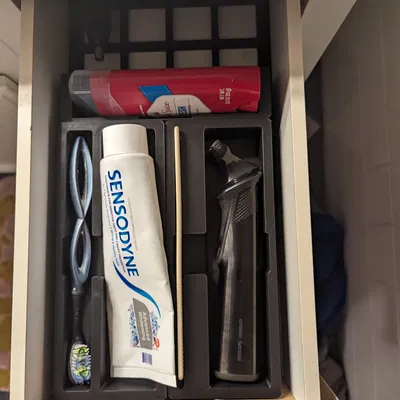 Gridfinity - Kệ đựng bàn chải đánh răng/kem đánh răng/chỉ nha khoa