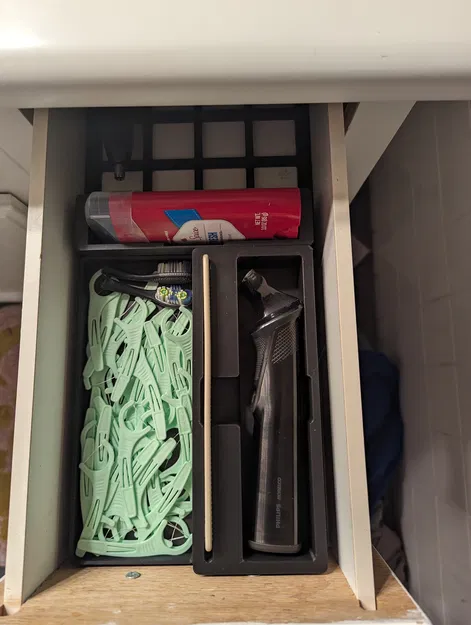 Gridfinity - Kệ đựng bàn chải đánh răng/kem đánh răng/chỉ nha khoa - Image 4