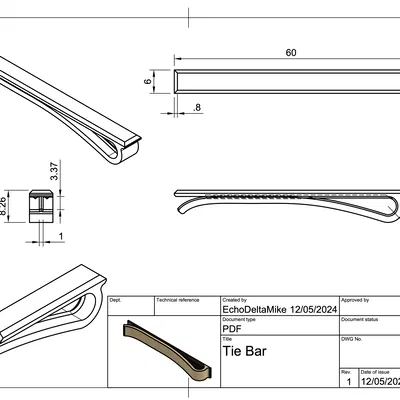 Thanh Cà Vạt / Kẹp Cà Vạt