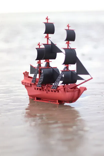 Mô hình Black Pearl có thể in được - Image 3