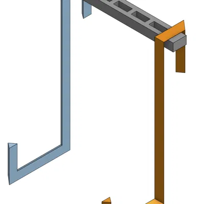 Móc Treo Nhà Tắm Lắp Ráp Kiểu Snap-Together