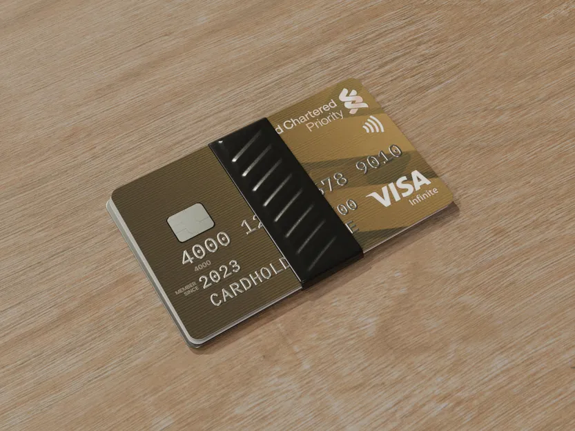 Dây Thun TPU Đựng Thẻ Tín Dụng - Ví Tối Giản - Image 1